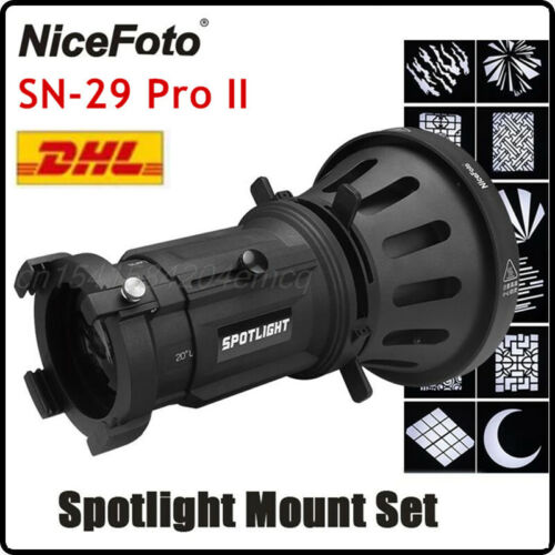 Nicefoto SN-29 Pro II Conical Snoot Optical Condenser Art Special Effect Lights - Afbeelding 1 van 5