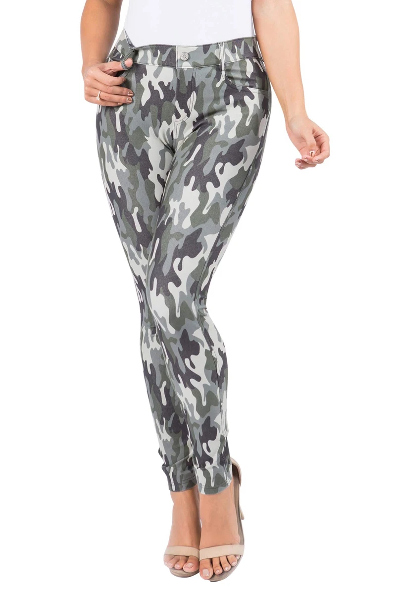 Army top green jeggings