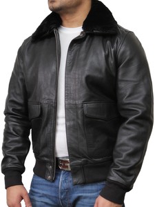 black flying jacket