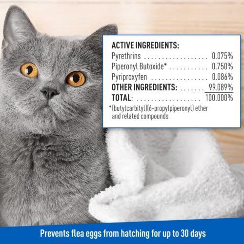 Adams FLOH & ZECKEN REINIGENDES SHAMPOO für KATZEN tötet Flöhe Floheier Zecken & Läuse - Bild 3 von 7