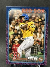 2024 Topps Series 2 Team Color Border Variation Pablo Reyes (#594) Red Sox SP