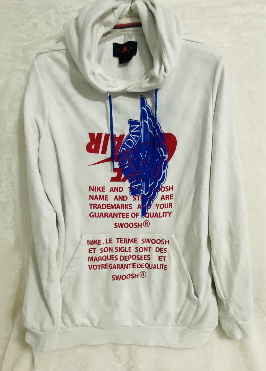 Air Jordan Jumpman Wings Classics White Men's Pullover Hoodie Nike size  LARGE | eBay