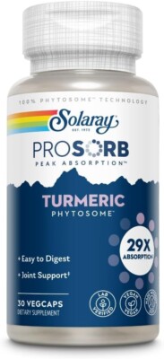 Solaray ProSorb Turmeric Phytosome, 30 Caps