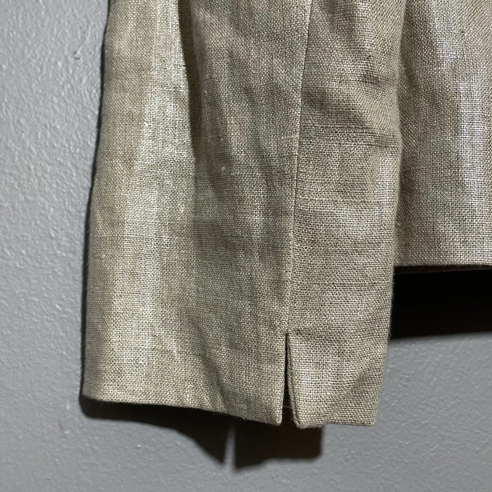 Traje de lino Cartonnier chaqueta de negocios para mujer talla 0 metálico brillante moderno funky Foto 4 de 4