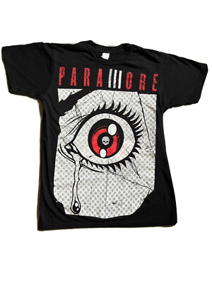 Rare Paramore comic eye tshirt, self titled era, 2013, size xs