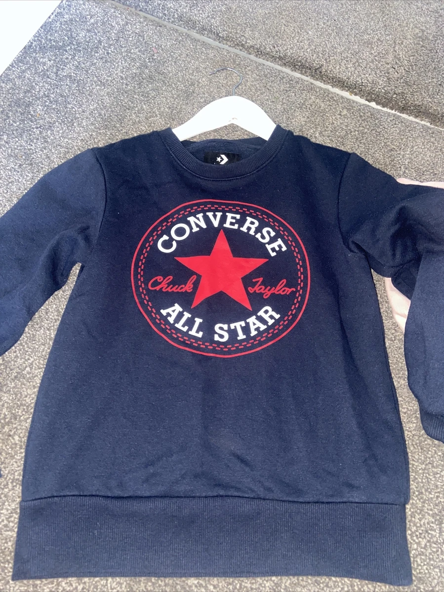 Kids converse jumper deals