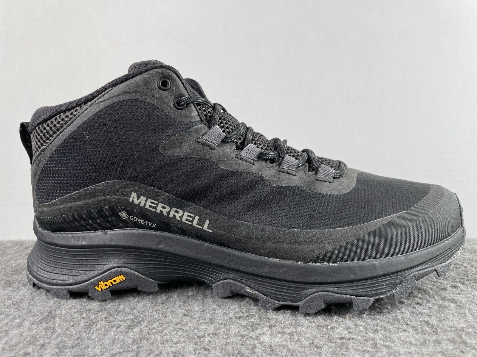 Stivali da trekking Merrell Moab Speed Mid GORE TEX impermeabili da uomo neri taglia 11 NUOVI