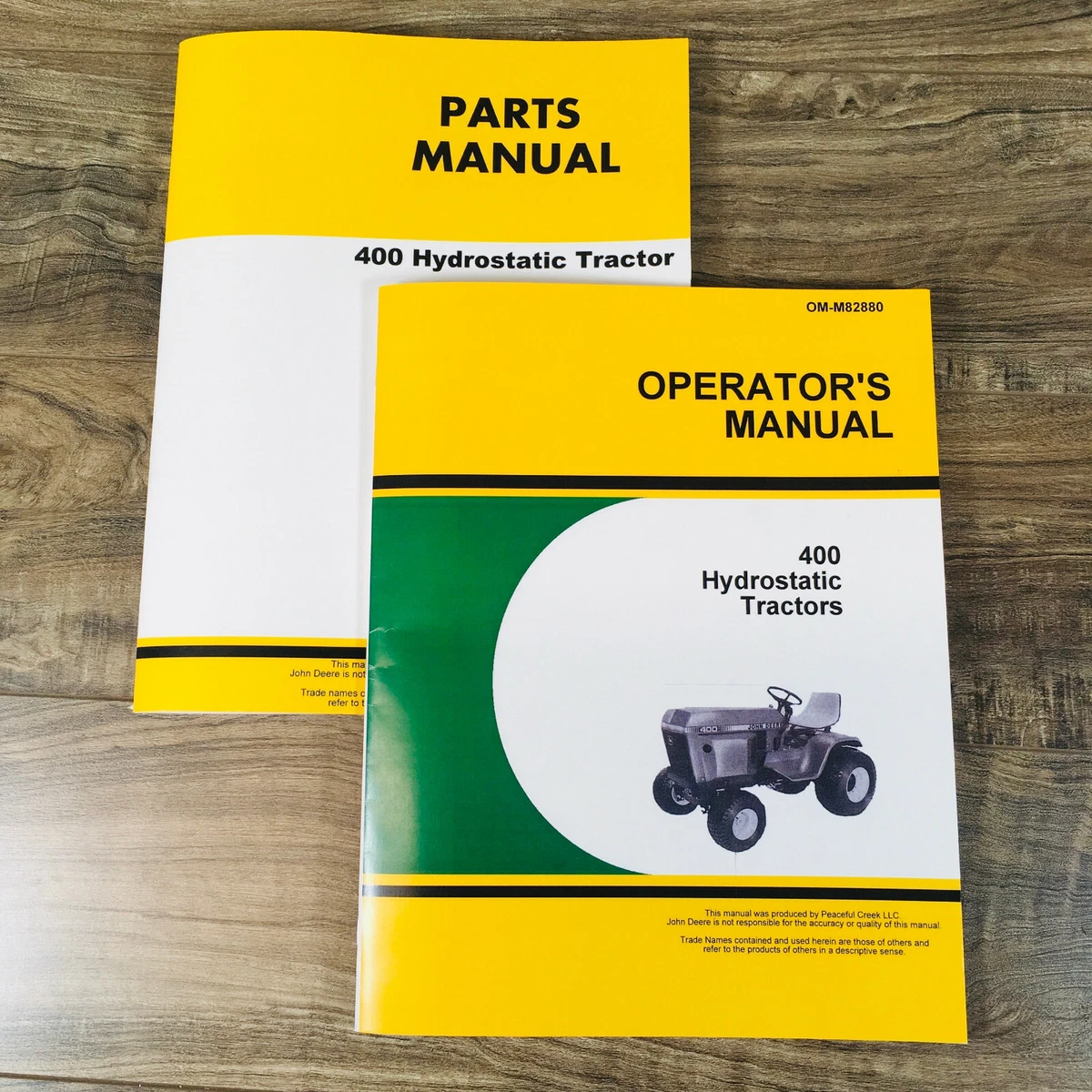 Parts Manual For John Deere 400 Hydrostatic Tractor Catalog, 46 OFF