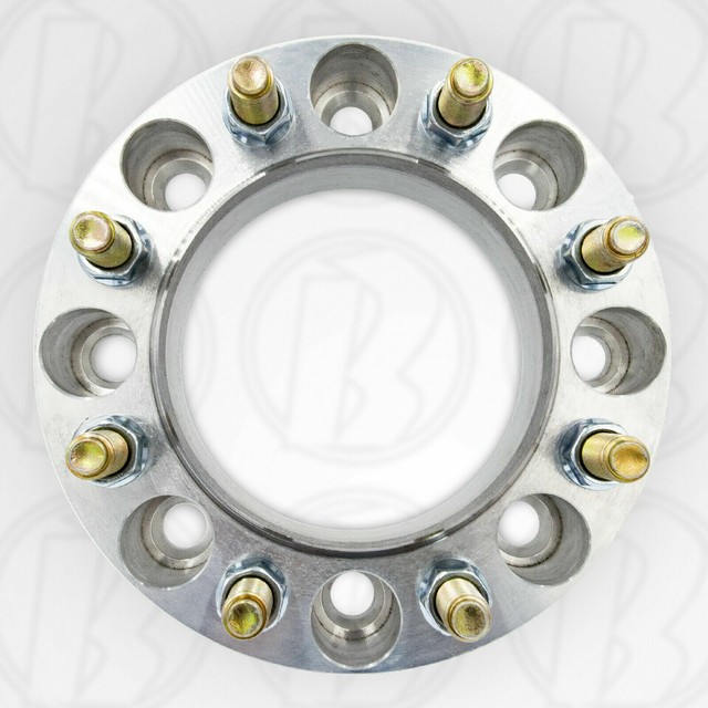 2 USA FORD Hub Centric Wheel Adapters / 1" Spacers Steel Ring 8 x