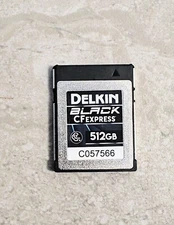 Delkin Devices 512GB BLACK CFexpress Type B Memory Card