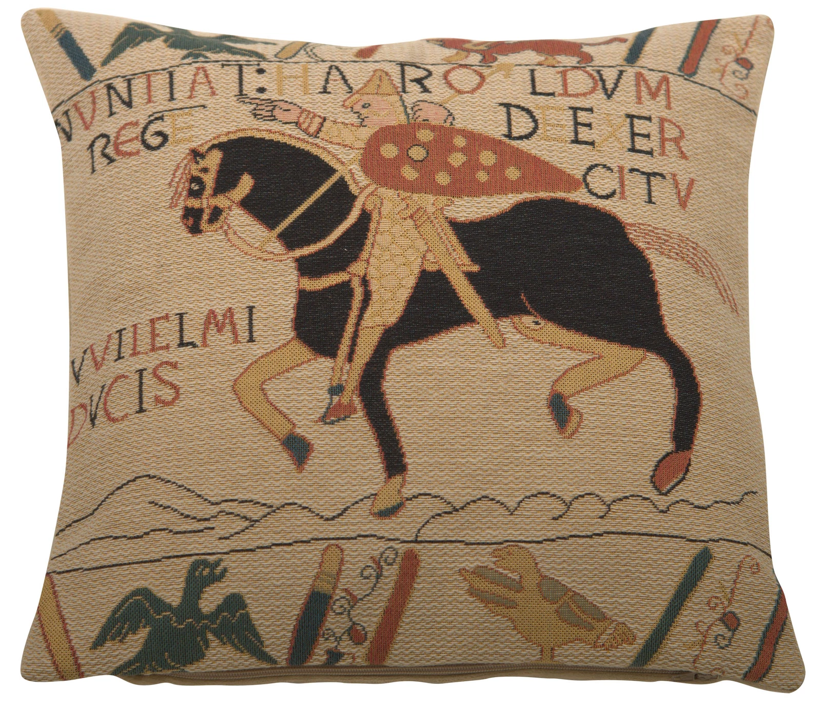 Bayeux Horse European Cushion Cover Belgian Tapestry Home Decor Pillow 14x14 in
Opens in a new windo
