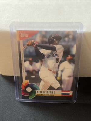 2023 TOPPS WORLD BASEBALL CLASSIC GLOBAL STARS DIDI GREGORIUS Black #47
