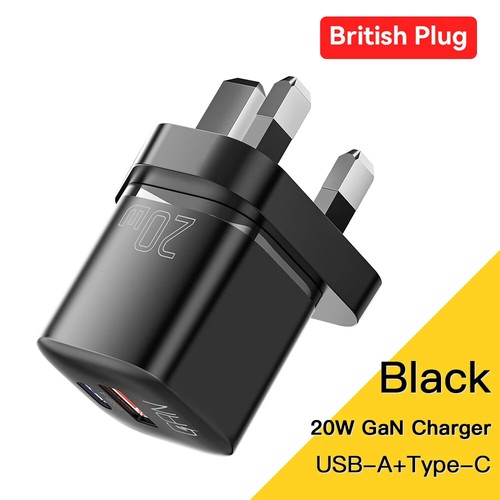 Cargador USB C 20W GaN QC3.0 USB Tipo C PD Adaptador de Carga Rápida para iPhone 16 15 - Imagen 11 de 18