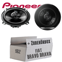 Pioneer Lautsprecher FüR Fiat Bravo Brava 182 Front Set Boxen 13Cm 3-Wege Triaxe