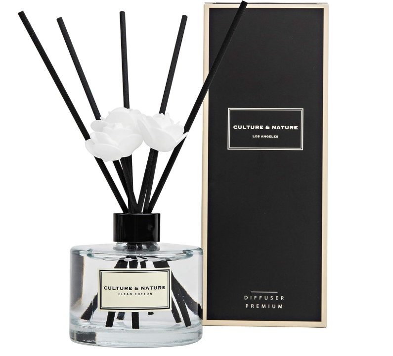 Clean Cotton Reed Diffuser Set 6.7Oz 200Ml with Sticks for Home-image