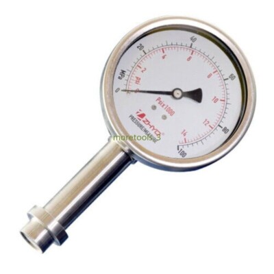 Clamp Connection Diaphragm Pressure Gauge Homogenizer Pressure Gauge New---