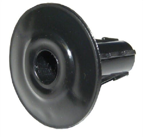 20 x Auline Single Black Wall Grommets TV Aerial Coax Cable Entry Exit RG6 WF100