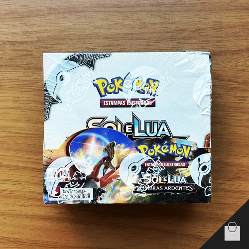 Pokemon Sun & Moon Burning Shadows Booster Box Factory Sealed Brazilian TCG New