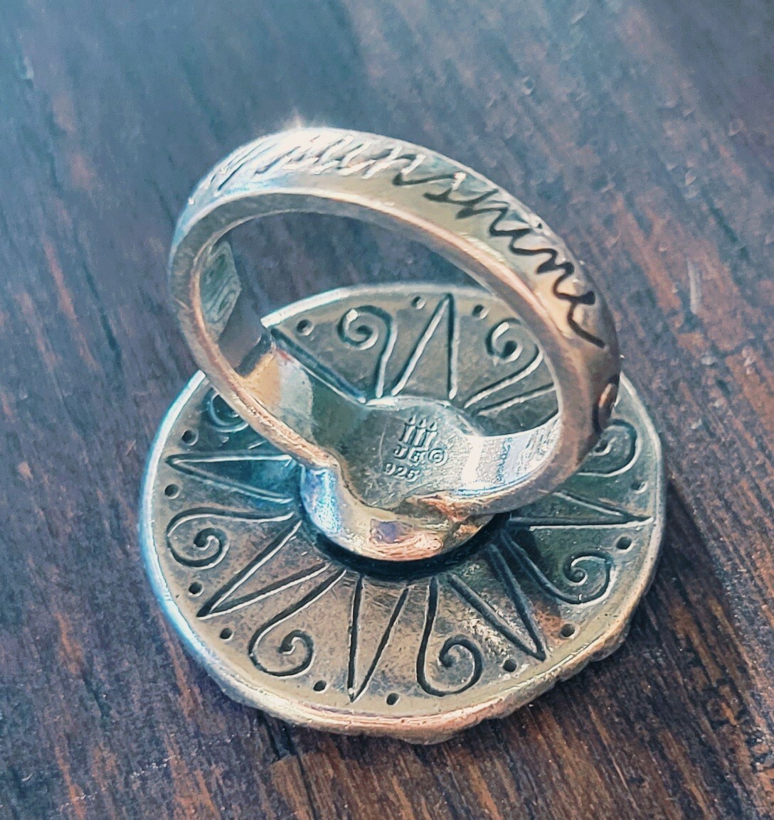 Retired James Avery You are My Sunshine Ring Size 5 G… Gem