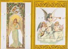 1 Doppelbogen Glanzbilder Weihnachten Engel MLP A39 und MLP A40