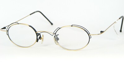 SELECT MOD 5143 1 GOLD SAND /BLACK EYEGLASSES GLASSES FRAME 39-24-140mm (NOTES)