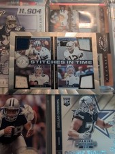 Don Meredith/Roger Staubach/Troy Aikman/Tony Romo Totally Certified Quad...