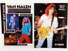 VAN HALEN LIVE-1994 2PG POSTER MAGAZINE PINUP CLIPPING-EDDIE/ALEX/SAMMY HAGAR