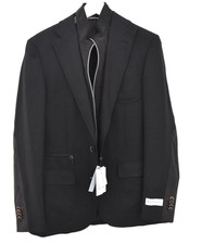 Robert Graham Downhill Black Jacket Tailored Fit 38 RF165038TF 795 Blazer