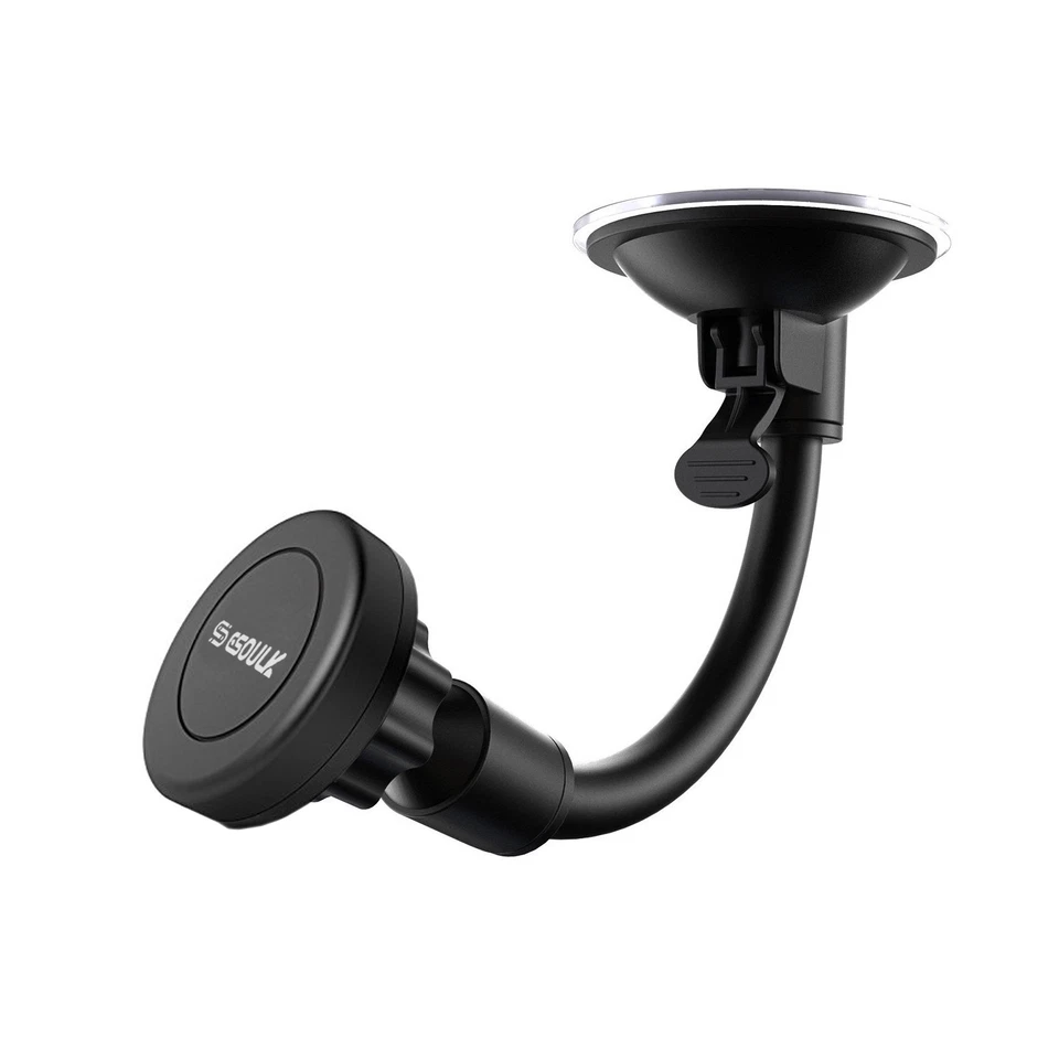 Esoulk Car Dashboard Mount Long Magnetic Phone Holder Universal 360° Mounting - Image 3 of 4