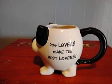 Dog Shaped Mug Coffee Cup Collectible Mud Pie Mugimals Hydrant Humor