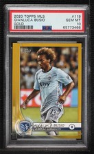 2020 Topps MLS Gold 6/50 Gianluca Busio #119 PSA 10 GEM MT 0u3i
