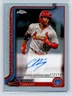 2025 Topps Pro Debut Chase Davis Chrome Refractor On Card Auto /199
