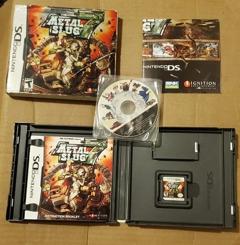 Metal Slug 7 - Nintendo DS - 2004 Ignition with poster + disc + sleeve - vg
