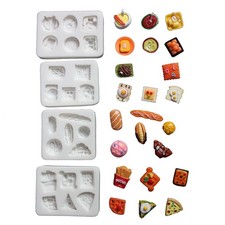 LVDGE Lovely Small Items Silicone Fondant Molds Set For Cake Topper, Gumpaste, C