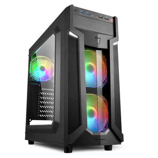 Sharkoon Gehuse VG6-W RGB ATX schwarz 14690₽