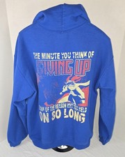 Anime Blue Hoodie, Size Medium