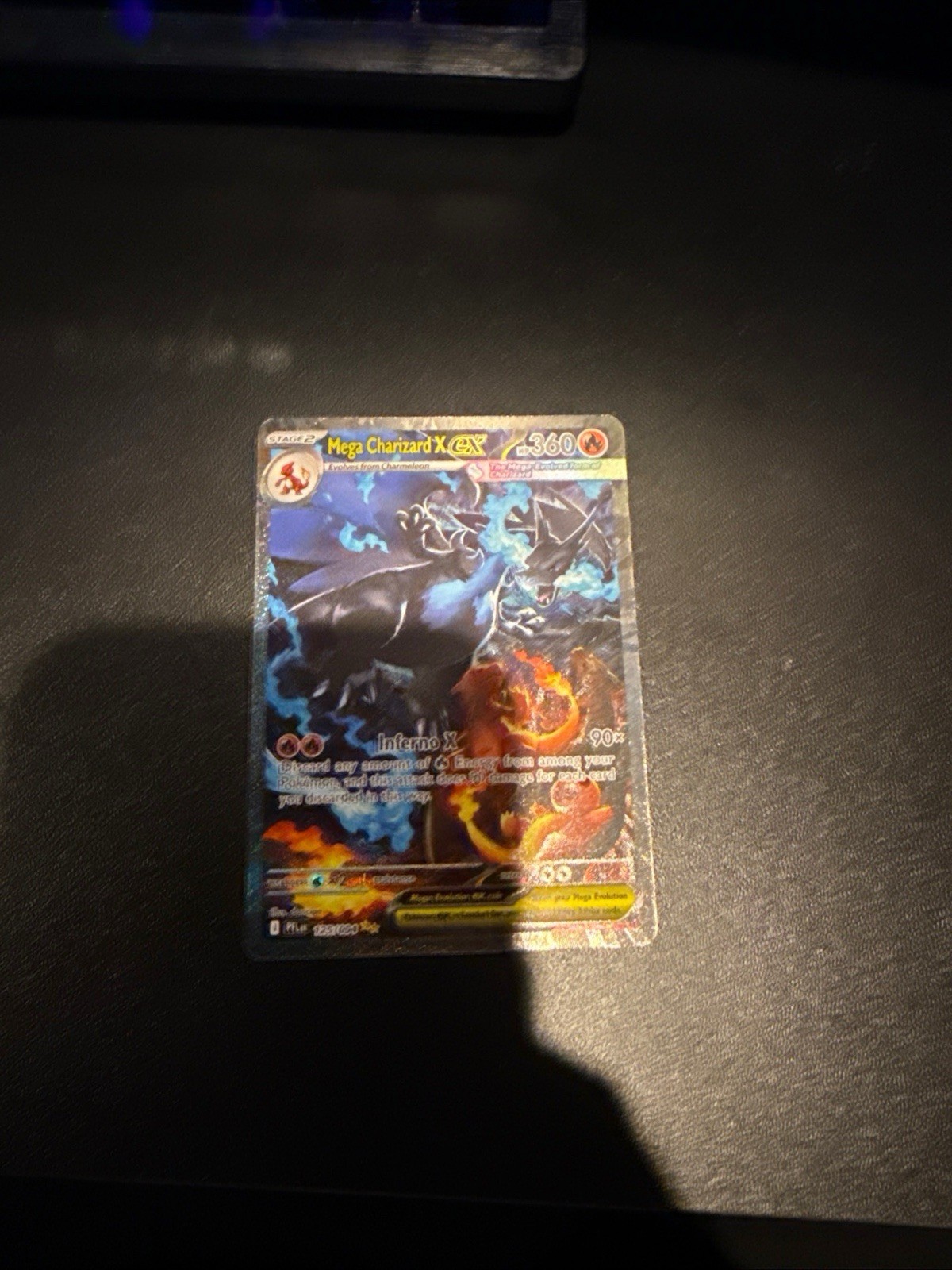 2025 Pokemon ME Phantasmal Flames Mega Charizard X ex SIR 125/094 NM/Pack Fresh