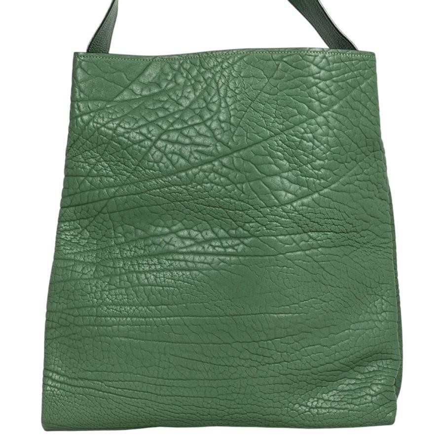 PRADA 23SS Leather Triangle Shoulder Bag Green #BS717 thumbnail 3