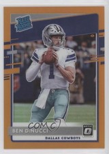 2020 Panini Donruss Optic Rated Rookies Orange Prizm /199 Ben DiNucci #200 05gv