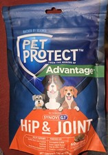 Pet Protect Vet-Formulated Hip  Joint Supplement for Dogs 60 Soft Chews