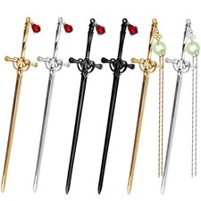 6Pcs Ancient Style Sword Hair Sticks Chinese Style Hair Chopsticks Hair Pins ...