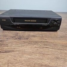 Philips Magnavox VCR VHS Player Recorder 4 Head VRA611AT22 NO Remote