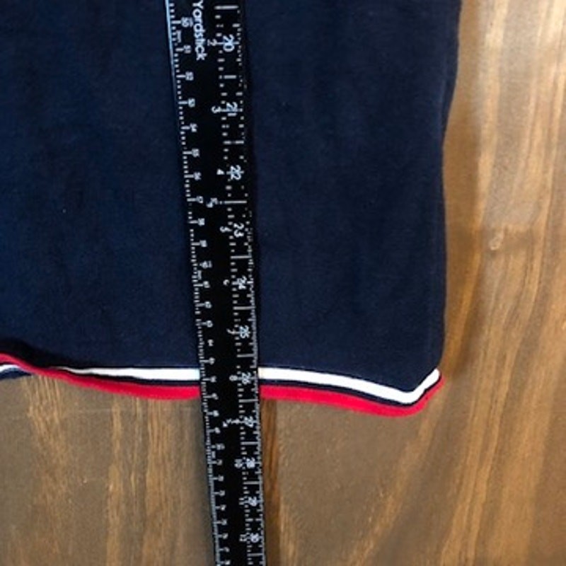 Tommy Hilfiger Womens Sweater Blue Red Striped Boat Neck Long Sleeve Large thumbnail 7