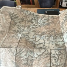 Mapa Alpy Stubajskie i Hochstubai 1:25 000 złożona w teczce, Austria 1937
