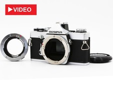 Olympus OM-1 Silver 35mm SLR Film Camera Body  VIDEO/Exc5+ from JAPAN