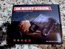 4K Day Night Vision Binoculars Infrared Night Vision Goggles w/ 3.2" HD Screen