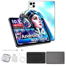 10.1 Inch Android 14 Tablet 16GB 256GB 8 Octa-Core WiFi Dual Camera