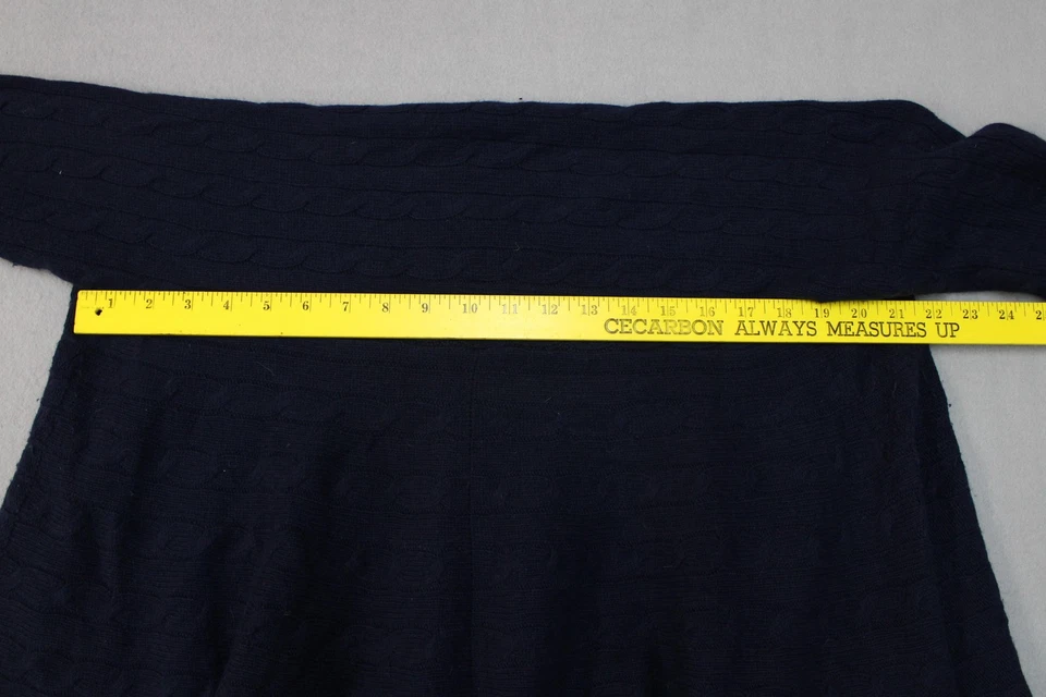 Suéter Lauren Ralph Lauren Mujer Grande XL Cárdigan Abierto Mezcla Lana Pullover Foto 4 de 4