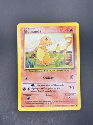Charmander 46/102 Common Base Set Unlimited Pokemon Lightly Played DE