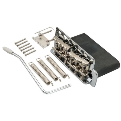 #ad Wilkinson WV6 SB Chrome 54mm Vintage Tremolo Bridge For Fender USA Strat Guitar $37.86